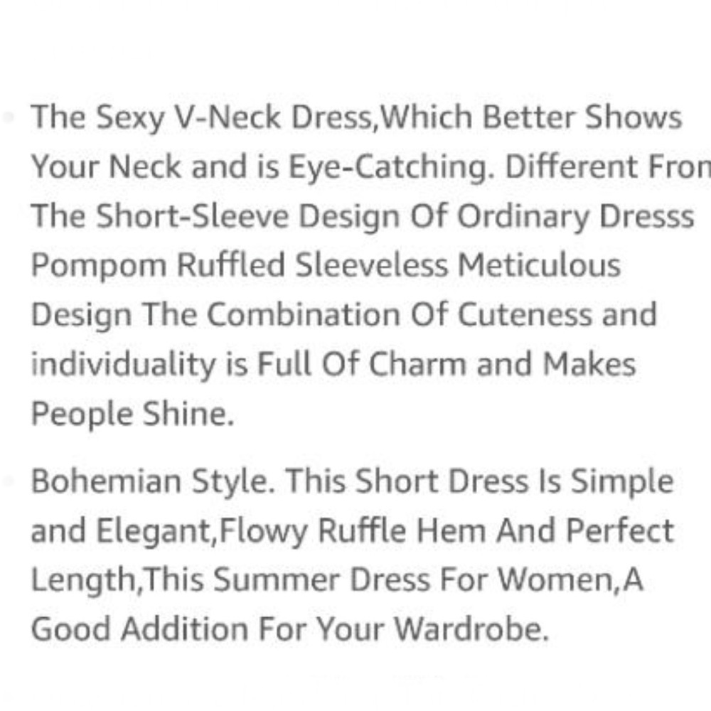 Women's Mini Dress Casual V Neck Floral Embroidery Ruffle Sleeveless KIRUNDO XL - Picture 5 of 10